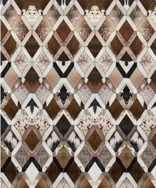 Cowhide Patchwork Rug WAAC