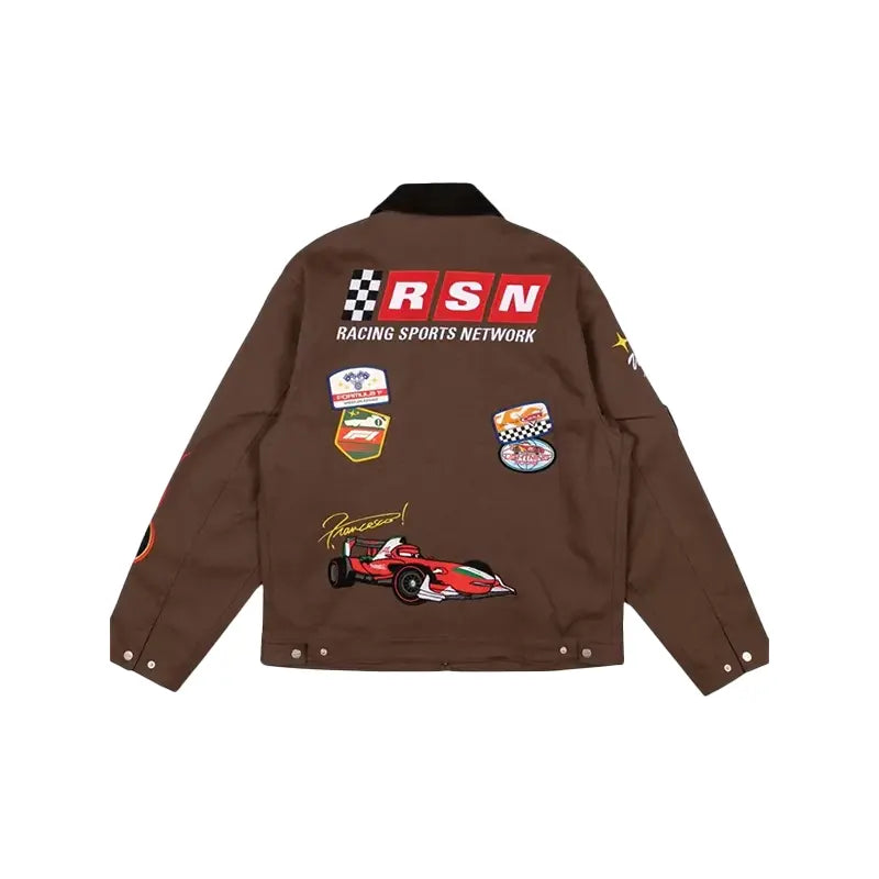 Disney And Pixar Cars F1 Lightning McQueen Racing Jacket WAAC