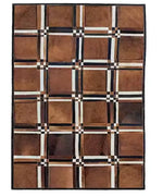 New Cowhide Patchwork Rug thumb