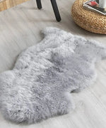 New Genuine Sheepskin Gray Rug thumb