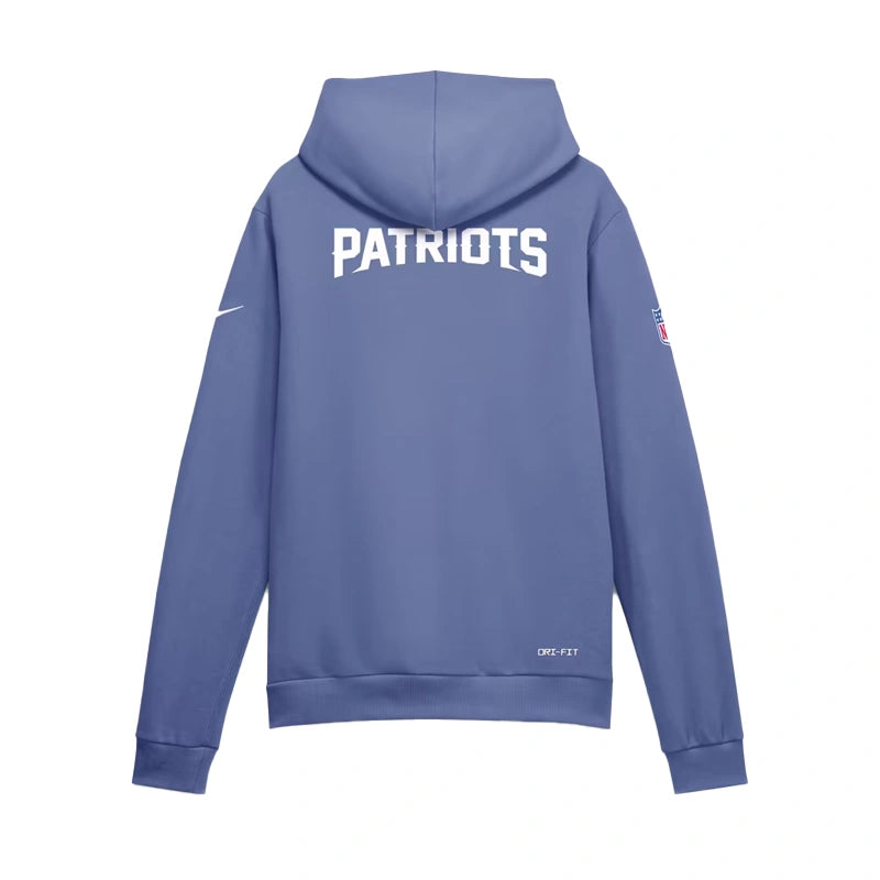 Nike Blue New England Patriots Rivalries Sideline Hoodie WAAC