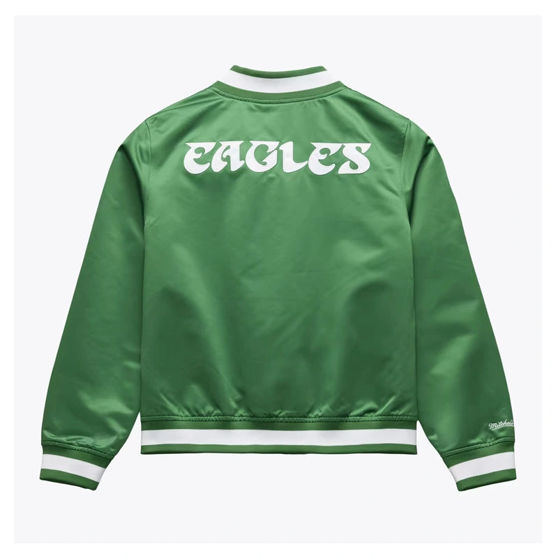 Philadelphia Eagles Kelly Green Lightweight Full-Snap Jacket WAAC