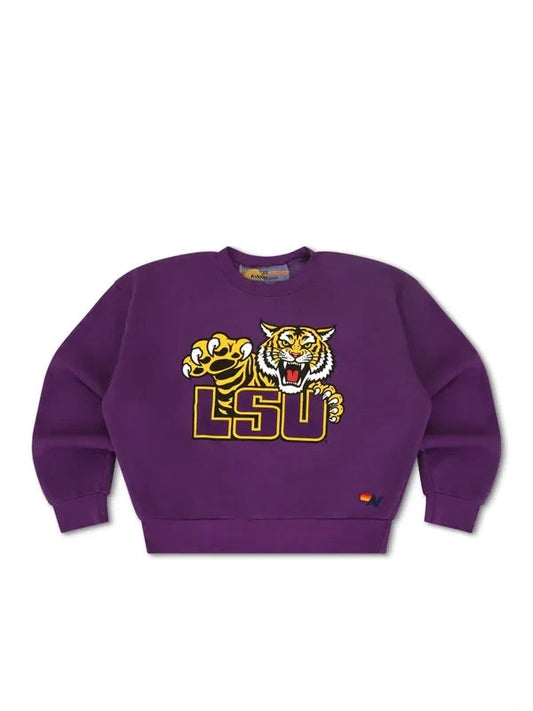 Aviator Nation x LSU 2026 Crew Sweatshirt WAAC