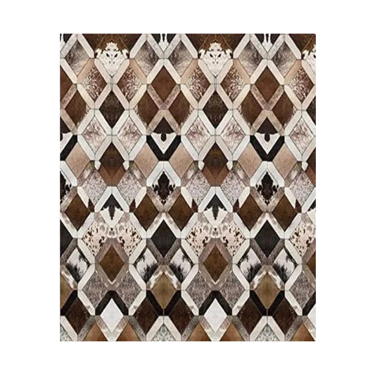 Cowhide Patchwork Leather Rug WAAC