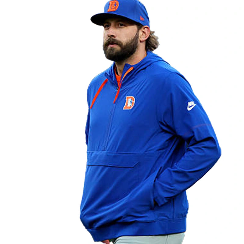 Davis Webb Denver Broncos 2026 Sideline Anorak Jacket WAAC