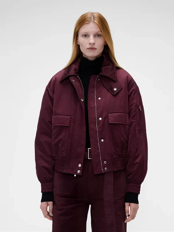Gap × Victoria Beckham 2026 Satin Bomber Jacket WAAC