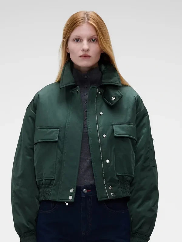 Gap × Victoria Beckham 2026 Satin Bomber Jacket WAAC
