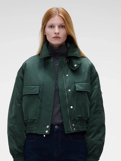 Gap × Victoria Beckham 2026 Satin Bomber Jacket WAAC