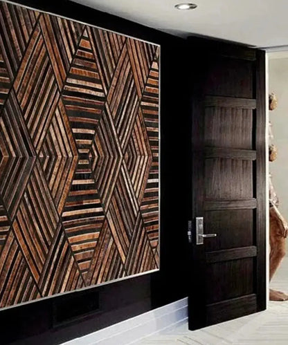 Handmade Cowhide Patchwork Leather Area Rug Decorative Cowhide Carpet WAAC