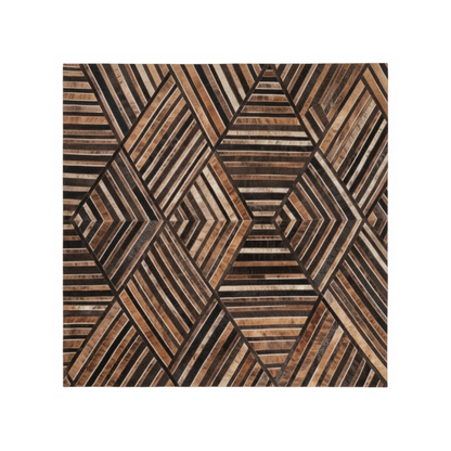 Handmade Cowhide Patchwork Leather Rug WAAC