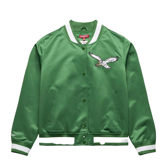 Philadelphia Eagles Kelly Green Lightweight Full-Snap Jacket WAAC