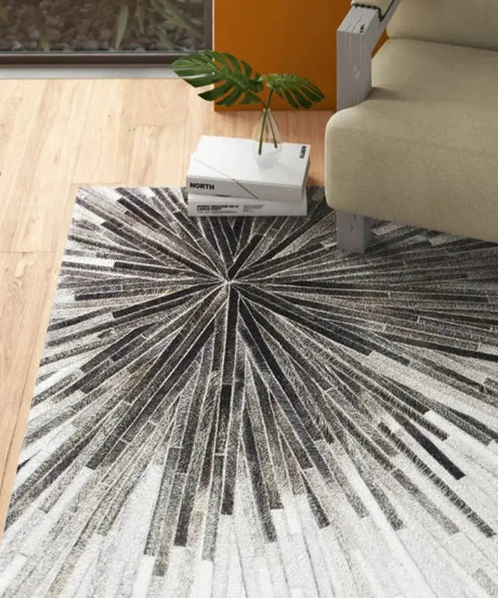 New Cowhide Patchwork Rug