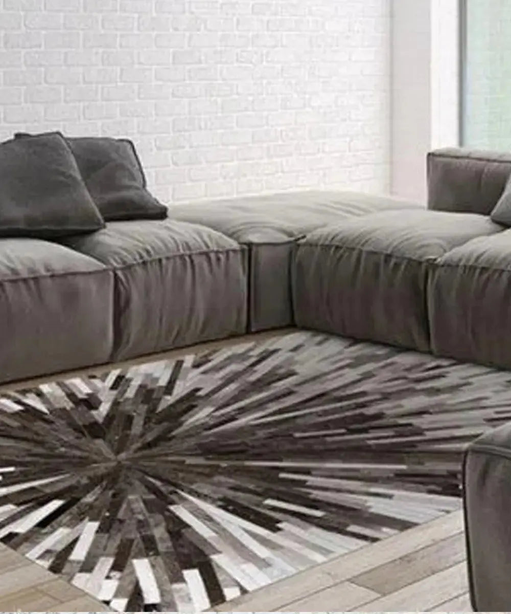 New Cowhide Patchwork Rug WAAC