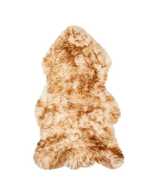 New Genuine Sheepskin Brown Rug
