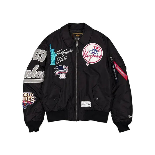 New York Yankees Alpha Industries MA-1 Flight Jacket WAAC