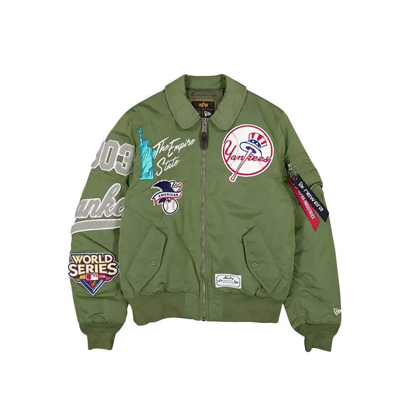 New York Yankees Alpha Industries MA-1 Flight Jacket WAAC