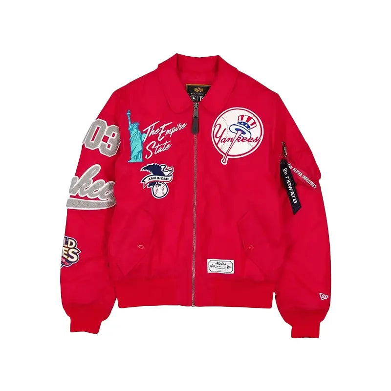 New York Yankees Alpha Industries MA-1 Flight Jacket WAAC