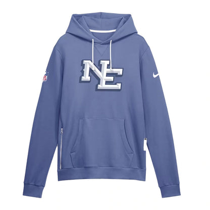 Nike Blue New England Patriots Rivalries Sideline Hoodie WAAC