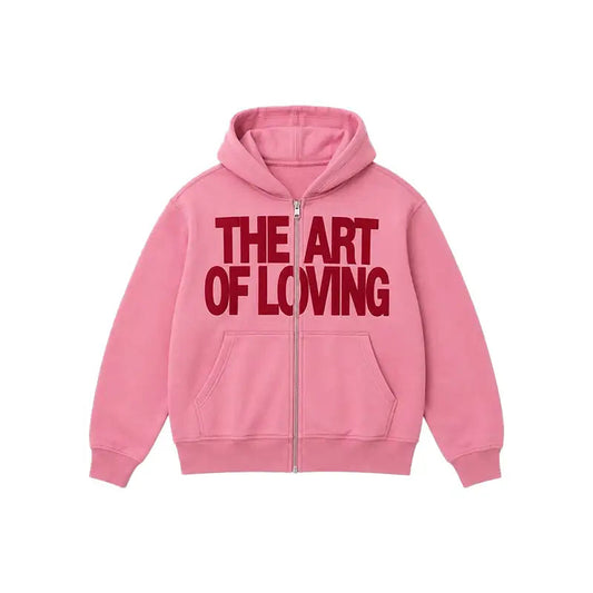 Olivia Dean The Art Of Loving Pink Hoodie WAAC