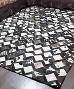 Original Cowhide Patchwork Rugs thumb