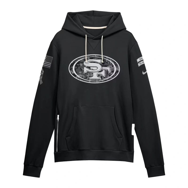 San Francisco 49ers Nike 2026 Salute to Service Sideline Hoodie WAAC