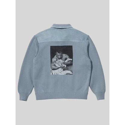 Supreme x Martine Rose Fall/Winter Suede Zip Up Cardigan WAAC