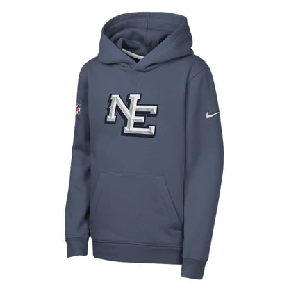 Youth Nike Blue New England Patriots Rivalries Sideline Hoodie WAAC